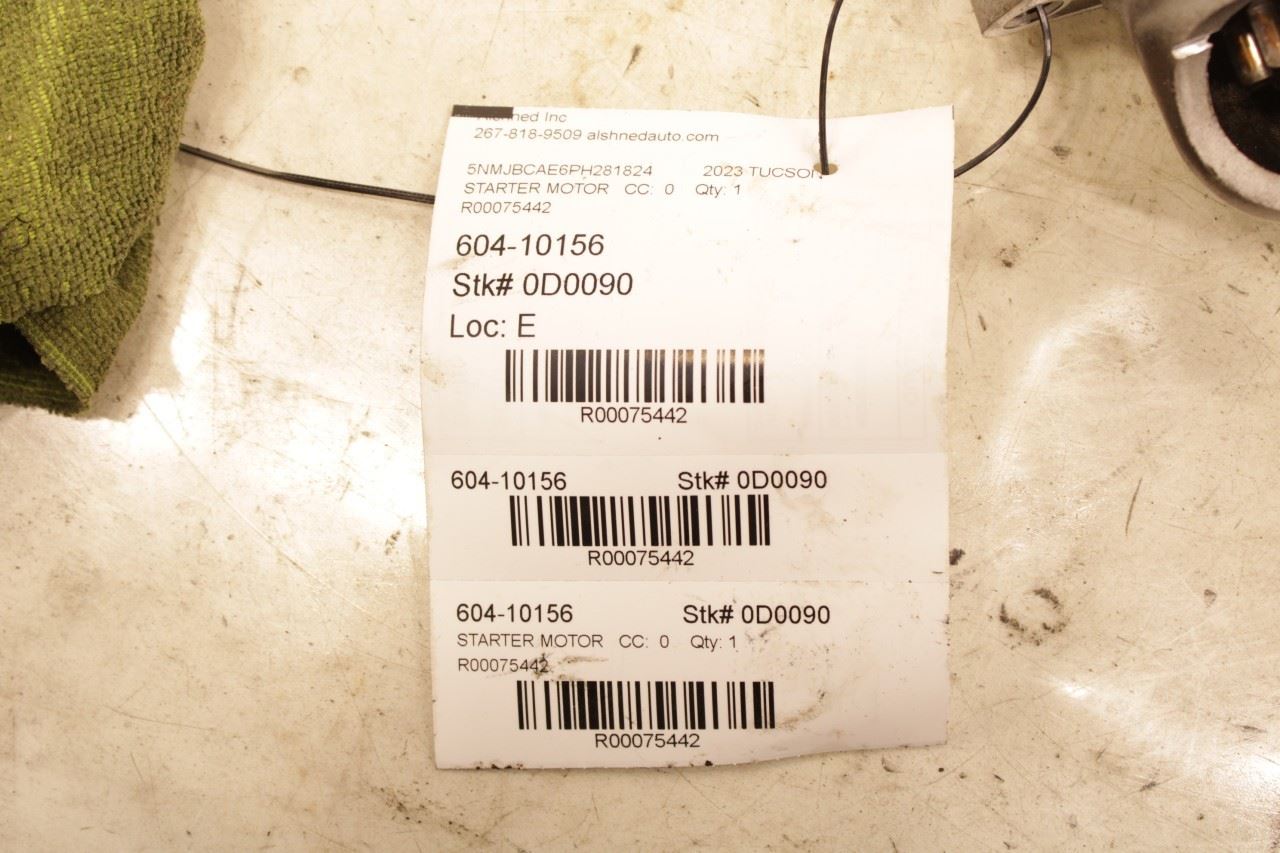 2022-2025 Hyundai Tucson SEL 2.5L Engine Starter Motor 36100-2S010 OEM - Alshned Auto Parts