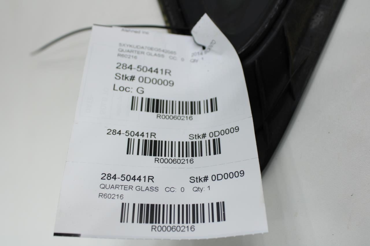 2009-2015 Kia Sorento Rear Right Passenger Side Quarter Window Glass 87820-1U000 - Alshned Auto Parts