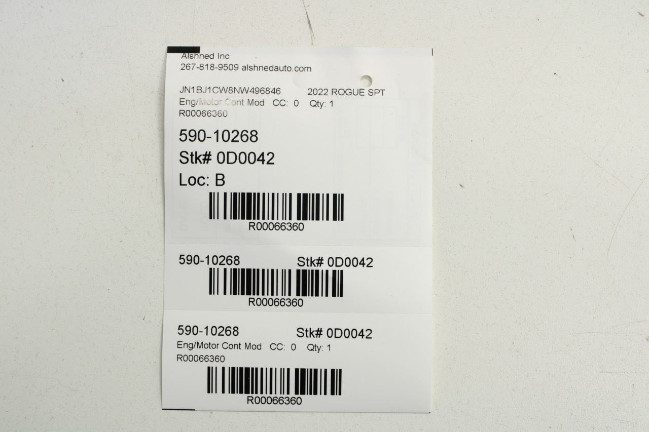 2017-2022 Nissan Rogue Sport SL AWD 2.0L Engine Computer Control Module ECU ECM - Alshned Auto Parts