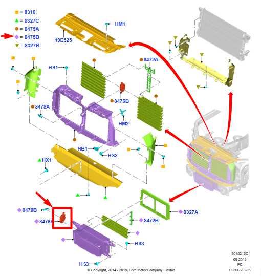 15-17 Ford F150 Radiator Support Actuator Temperature Control Lower FL3Z-10884-B - Alshned Auto Parts