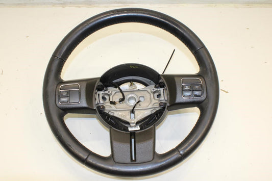 11-17 Jeep Patriot Sport SE Steering Wheel Leather w/ Control Buttons 1QJ871DFAL - Alshned Auto Parts