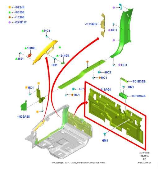 15-20 Ford F150 XL Super Cab 2.7L Rear Back Panel Insulator Trim HL3Z-1823706-AB - Alshned Auto Parts