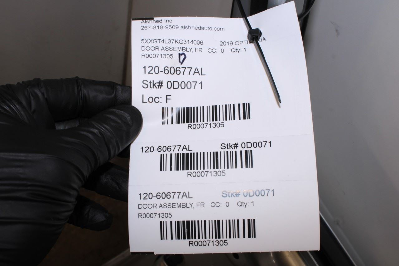2016-20 Kia Optima LX Front Left Driver Door Shell Panel 76003-D4000P OEM *ReaD* - Alshned Auto Parts