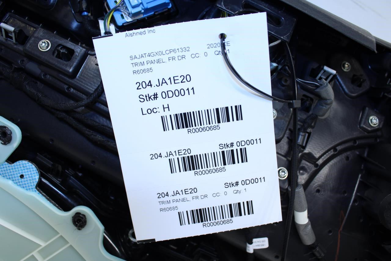 2017-2020 Jaguar XE R-Dynamic S Front Right Passenger Door Trim Panel T4N7319 - Alshned Auto Parts