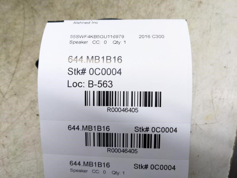2015-2023 Mercedes-Benz C300 Door Speaker 222-820-02-02 OEM - Alshned Auto Parts