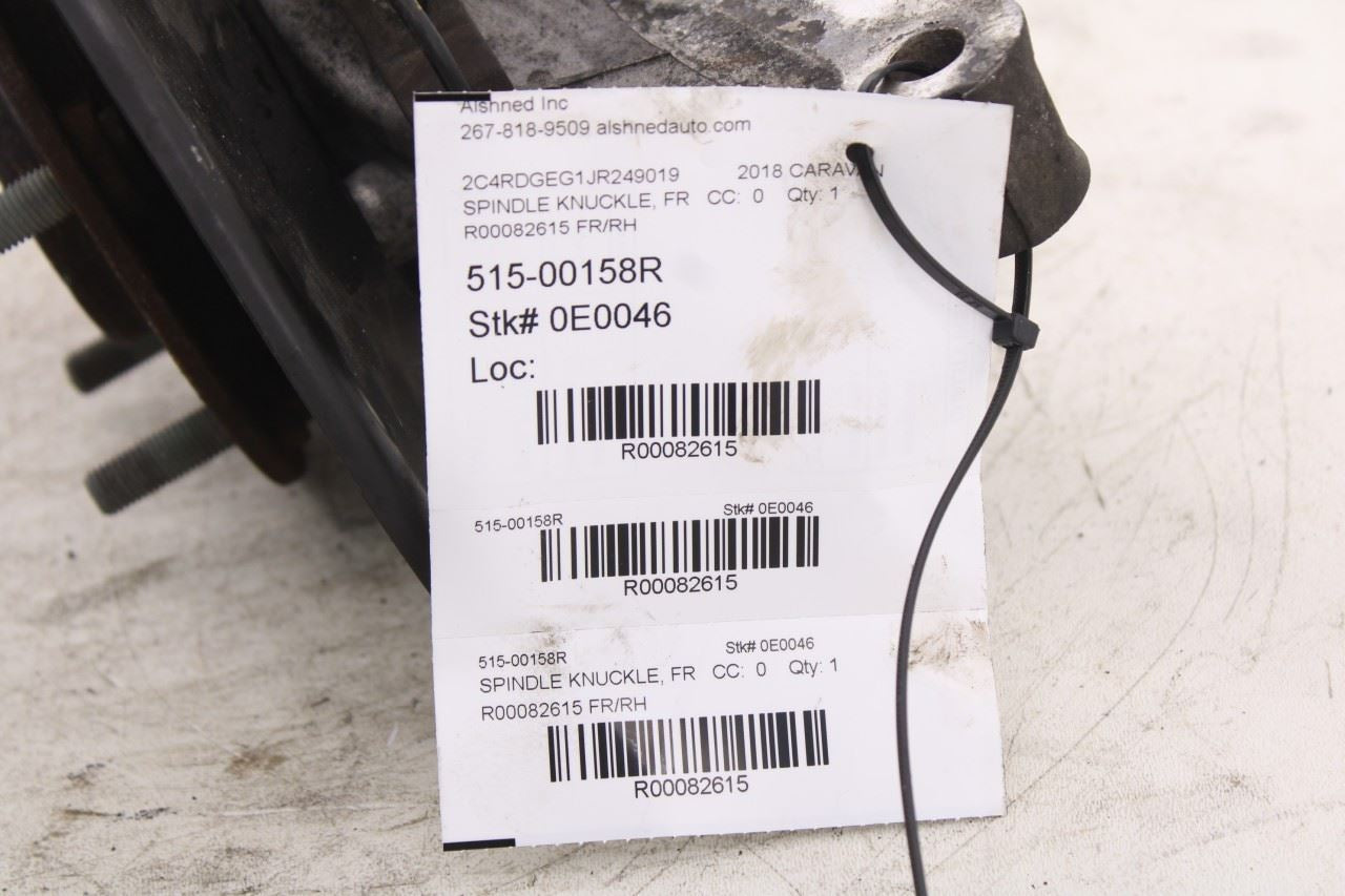 08-20 Dodge Grand Caravan GT FWD Front Suspension Right Side Spindle Knuckle Hub13