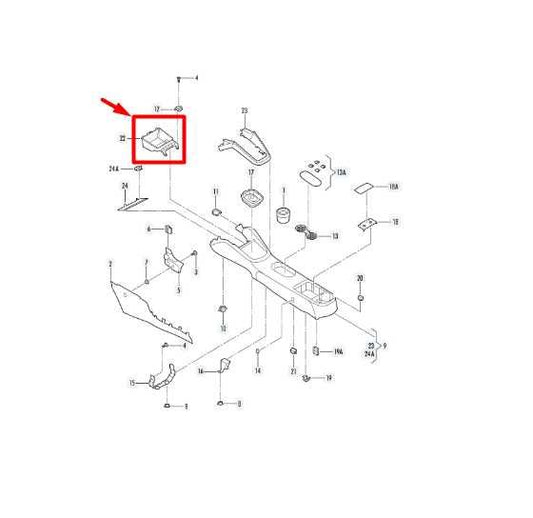 16-18 Volkswagen Jetta Front Console Storage Tray w/ Ignition Button 5C7857925C - Alshned Auto Parts