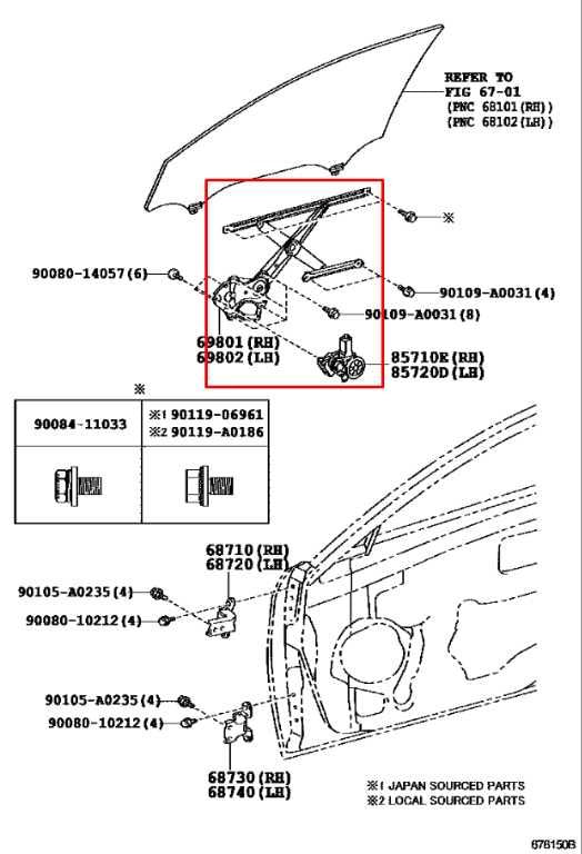 2007-2011 Toyota Camry LE Front Left Driver Side Door Window Regulator w/ Motor - Alshned Auto Parts