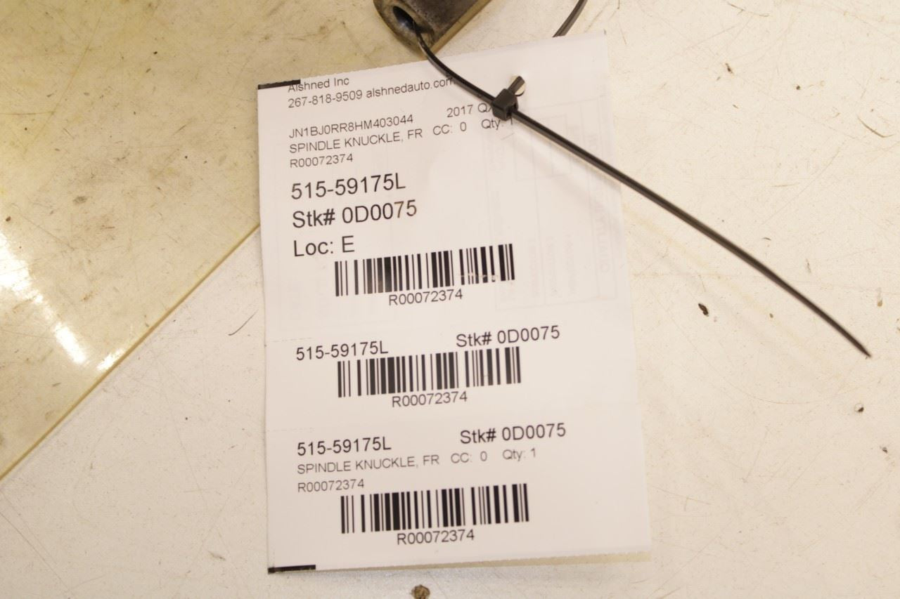 2014-2017 Infiniti QX50 Front Left Driver Side Spindle Knuckle Hub 40015-4GA0A - Alshned Auto Parts