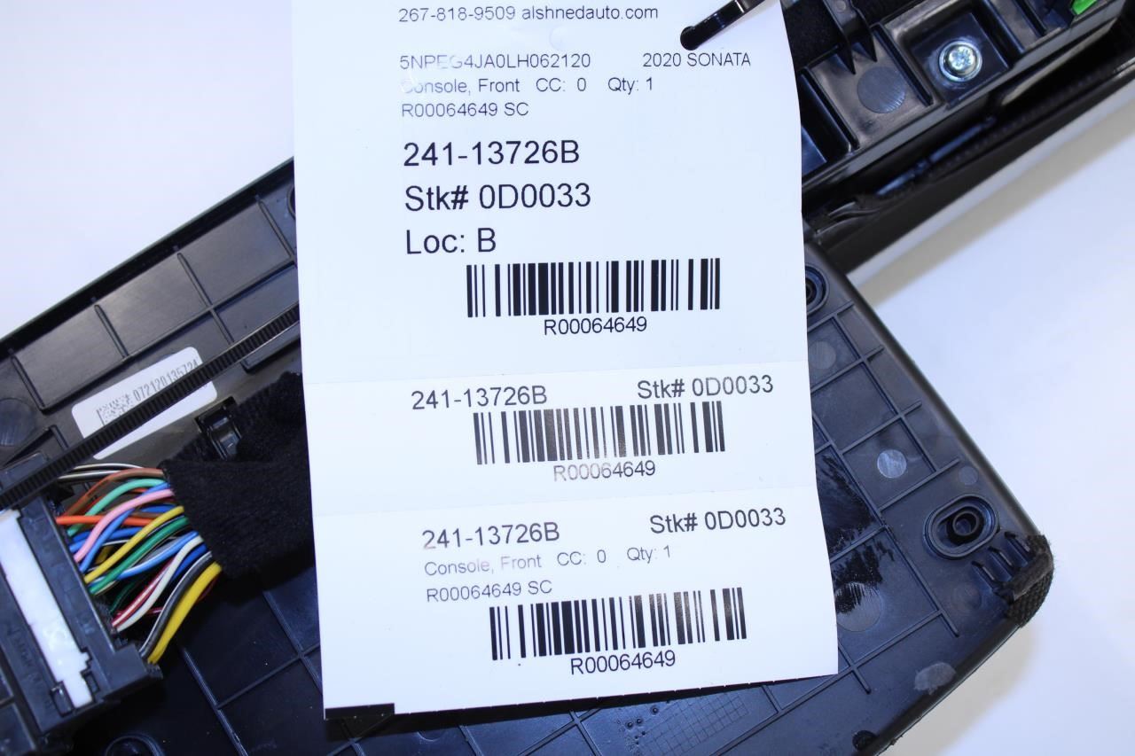 2020-2022 Hyundai Sonata SE Center Console Gear Shifter Panel Trim w/ Switches - Alshned Auto Parts