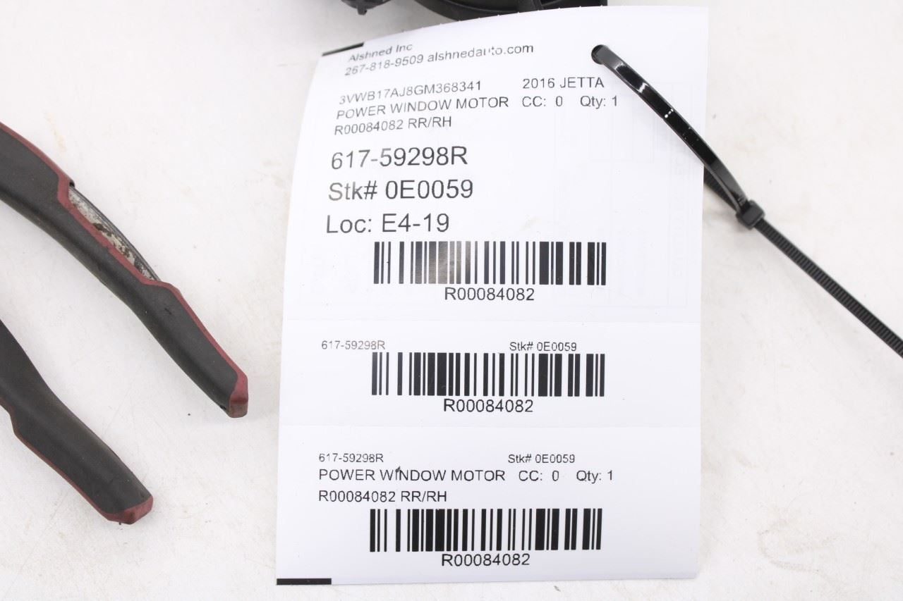 2011-18 Volkswagen Jetta Sport Rear Right Door Power Window Motor 6R0-959-812-T - Alshned Auto Parts