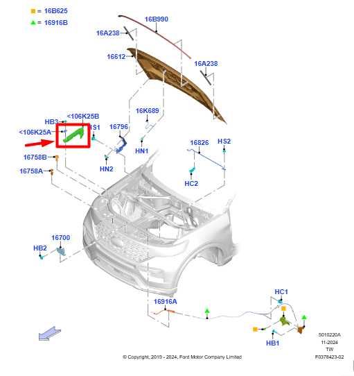 2020-2024 Ford Explorer Front Right Fender Filler Ledge Cover LB5B-S02078-AD OEM - Alshned Auto Parts