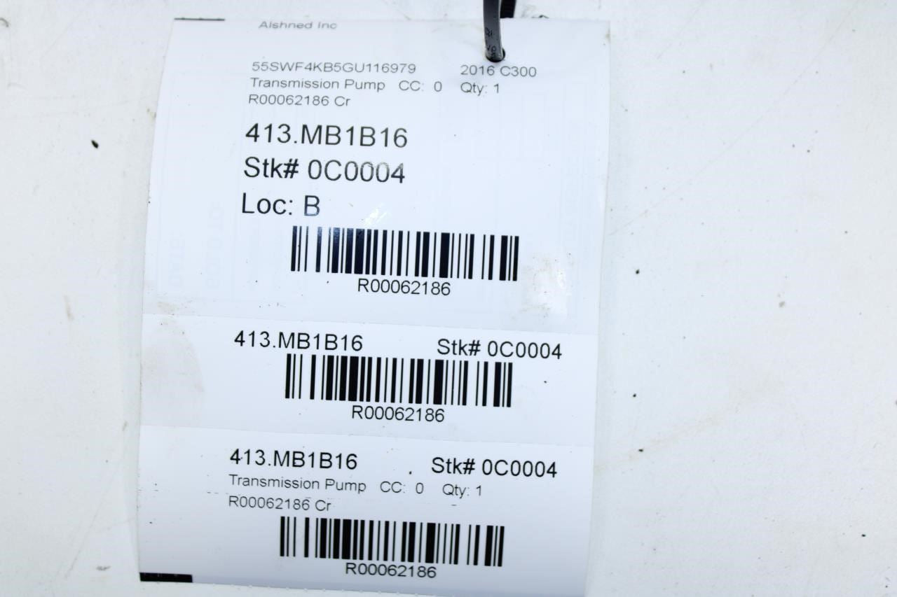 2015-17 Mercedes-Benz C300 2.0L AWD Auto Transmission Auxiliary Oil Pump *ReaD* - Alshned Auto Parts