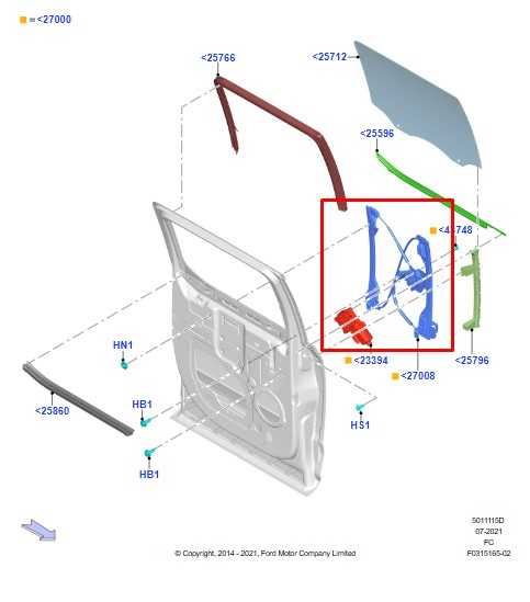 2015-20 Ford F150 Platinum Rear RH Door Window Regulator w/ Motor FL3Z-1627000-W - Alshned Auto Parts