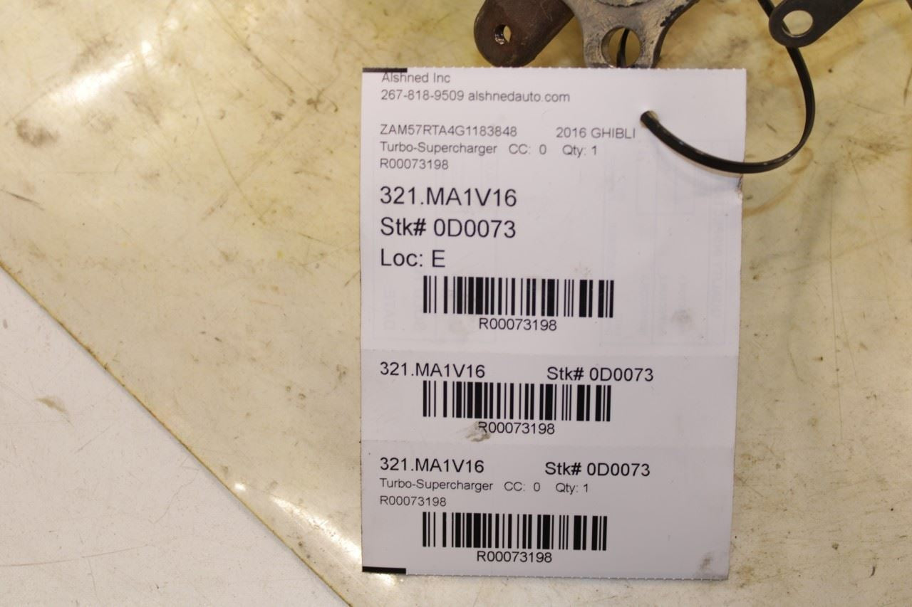 2014-20 Maserati Ghibli S Q4 3.0L AWD Left Side Engine Turbocharger Manifold 57K - Alshned Auto Parts