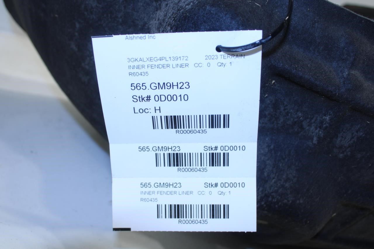 2018-24 GMC Terrain Denali Rear Right Quarter Wheelhouse Splash Shield 84700609 - Alshned Auto Parts