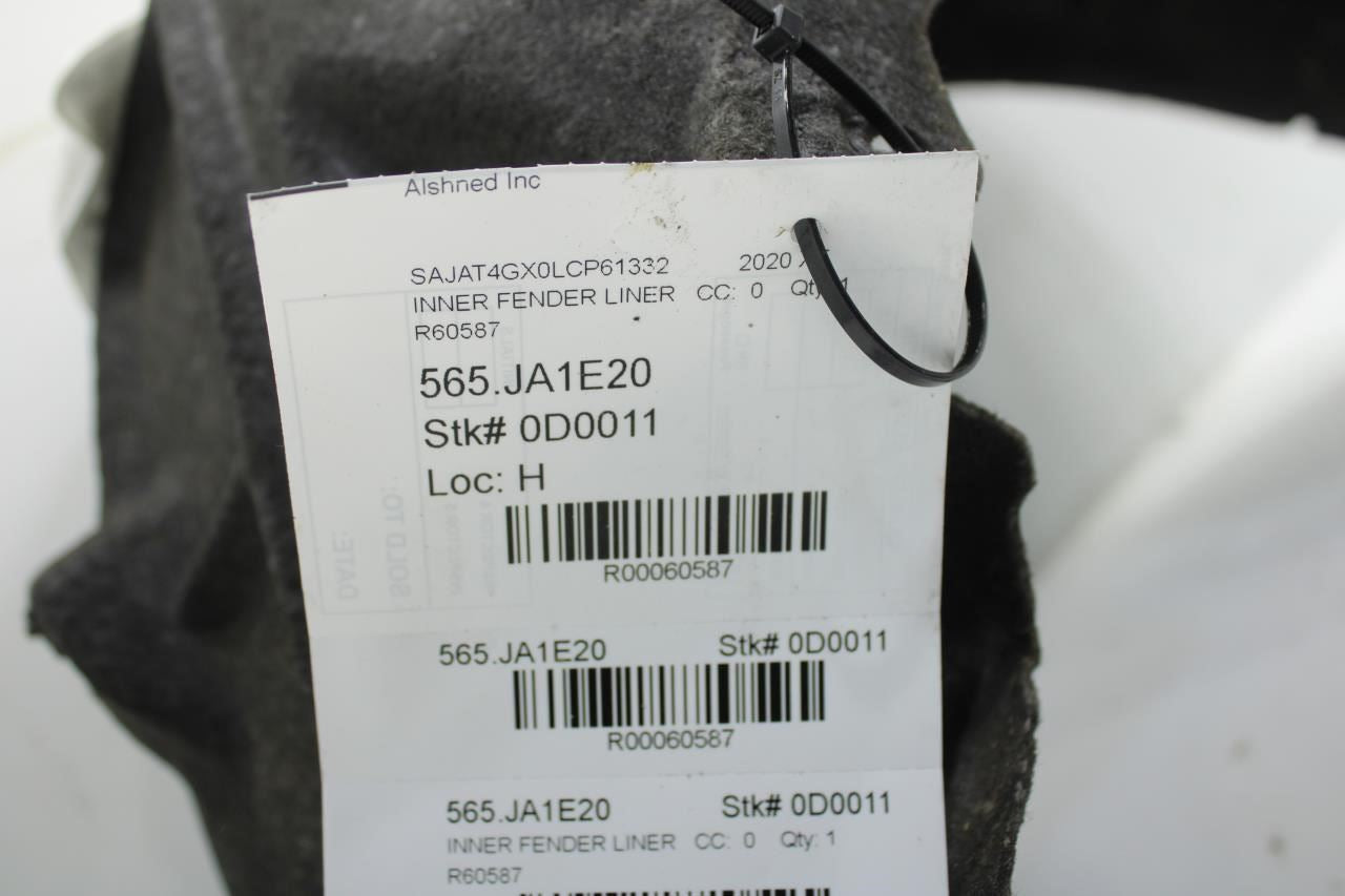 2020 Jaguar XE R-Dynamic S RR LH Quarter Inner Liner Splash Shield LX73279D23AC - Alshned Auto Parts
