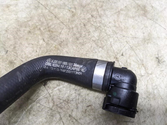 2015-2018 Mercedes-Benz C300 Left Radiator Coolant Hose Pipe 205-501-18-00 OEM - Alshned Auto Parts