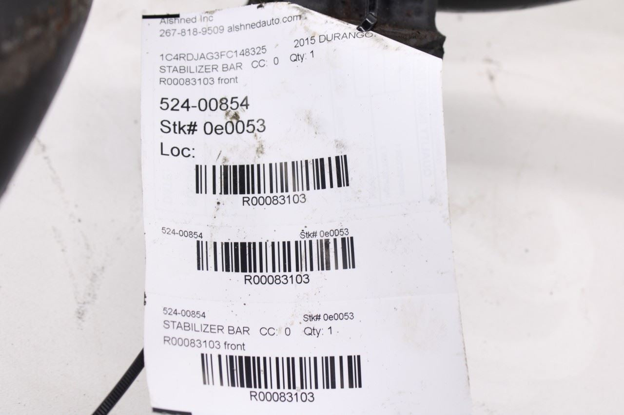 2011-2015 Dodge Durango SXT AWD Front Suspension Stabilizer Sway Anti-Roll Bar16