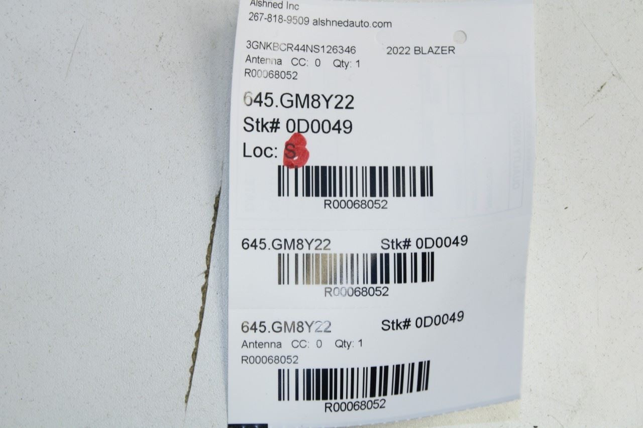 2019-2025 Chevrolet Blazer 2LT Roof Shark Fin High Frequency Antenna 84590662 - Alshned Auto Parts