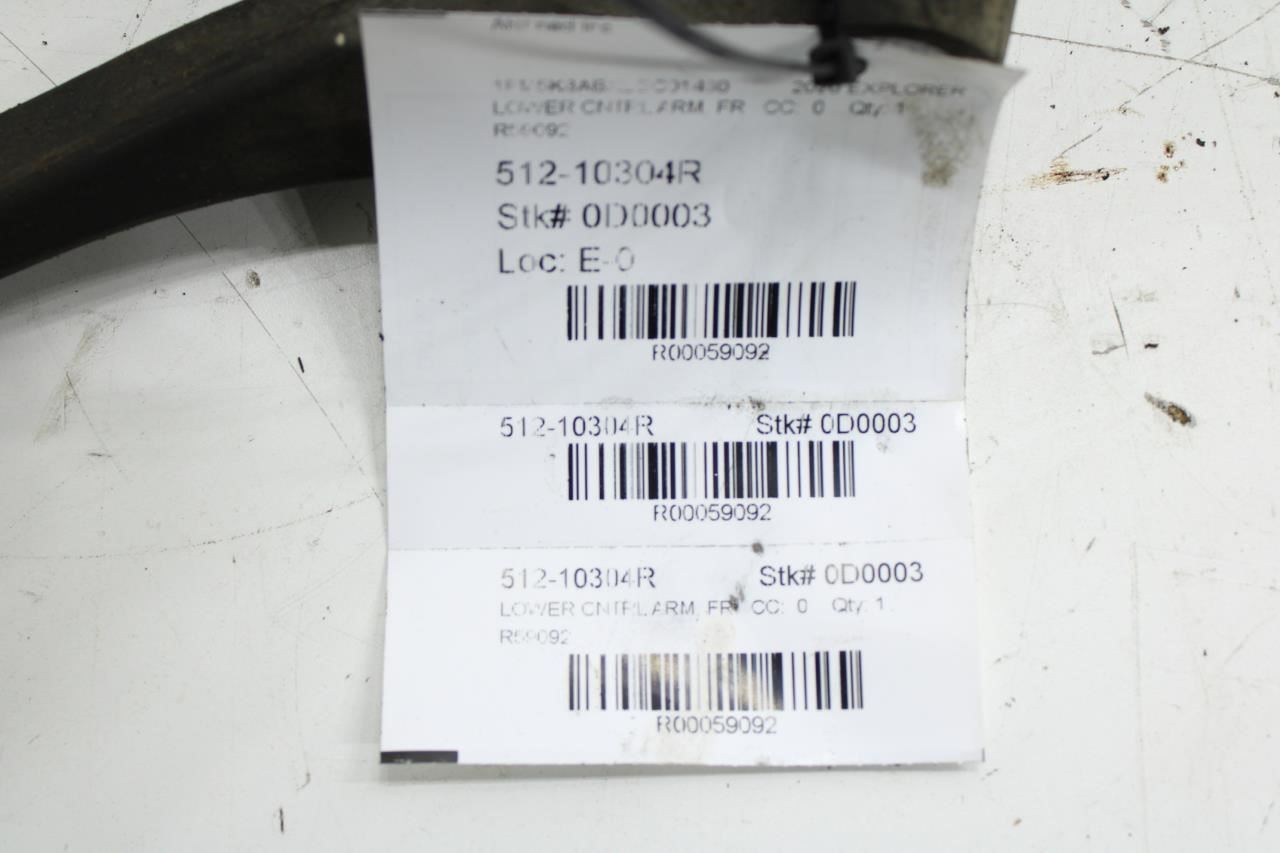 2020-25 Ford Explorer AWD Front Right Rearward Lower Control Arm LB5Z-3078-B OEM - Alshned Auto Parts