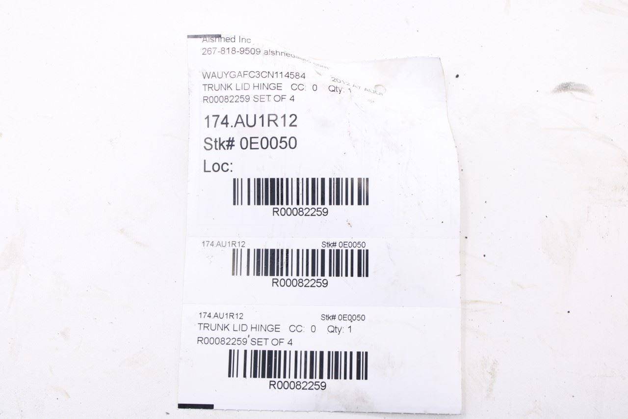 12-18 Audi A7 Premium Rear Right and Left Side Trunk Lift Cylinder Strut Set17