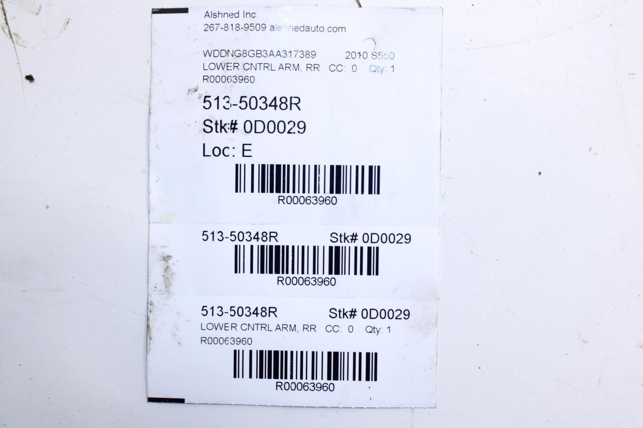 2007-13 Mercedes-Benz S550 AWD Rear RH Side Suspension Arm Set 221-352-01-02 OEM - Alshned Auto Parts