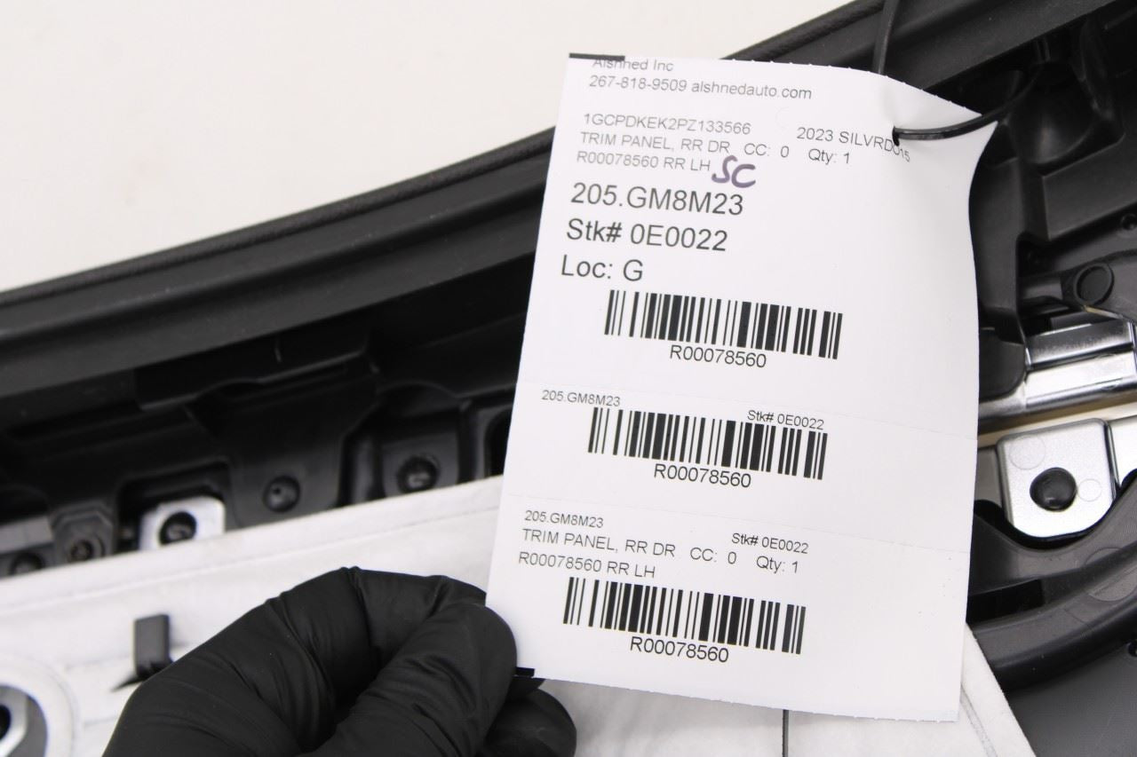 2022-24 Chevrolet Silverado LT-L Crew Cab Rear Left Door Trim Panel 87849816 OEM - Alshned Auto Parts