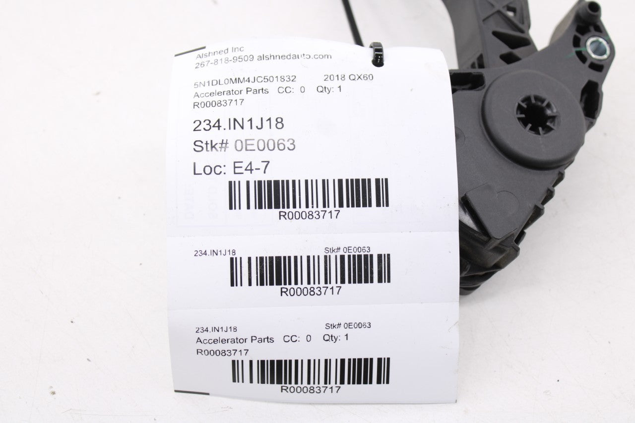 2014-20 Infiniti QX60 3.5L AWD Accelerator Throttle Gas Pedal Sensor 18002-3JA3B - Alshned Auto Parts