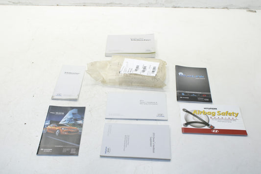 2013 Hyundai Veloster Owners Manual Set with Case D2V0-EU38L OEM - Alshned Auto Parts