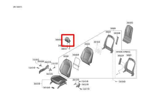 20-22 Kia Soul LX FWD Front Passenger RH or Driver Left Side Seat Headrest Cloth - Alshned Auto Parts