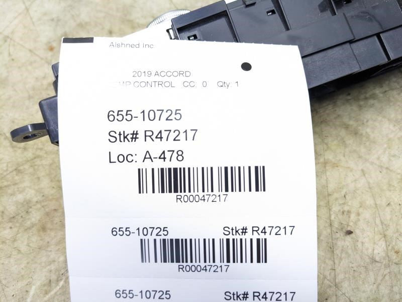 2018-2020 Honda Accord AC Heater Temperature Climate Control 79610-TVA-A016 OEM - Alshned Auto Parts