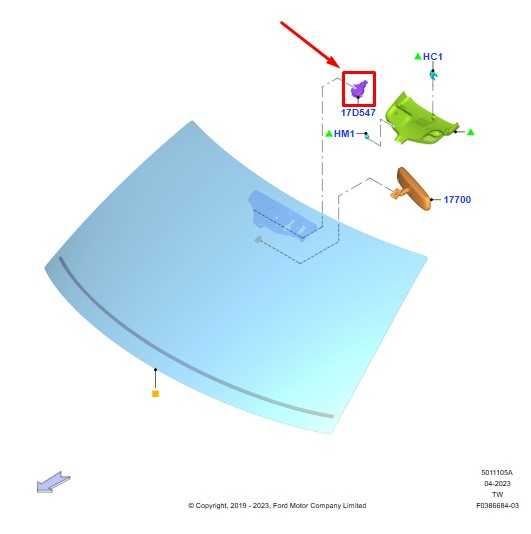 2020-2024 Ford Explorer Front Windshield Rain Sensor Module LU5Z-17D547-B OEM - Alshned Auto Parts