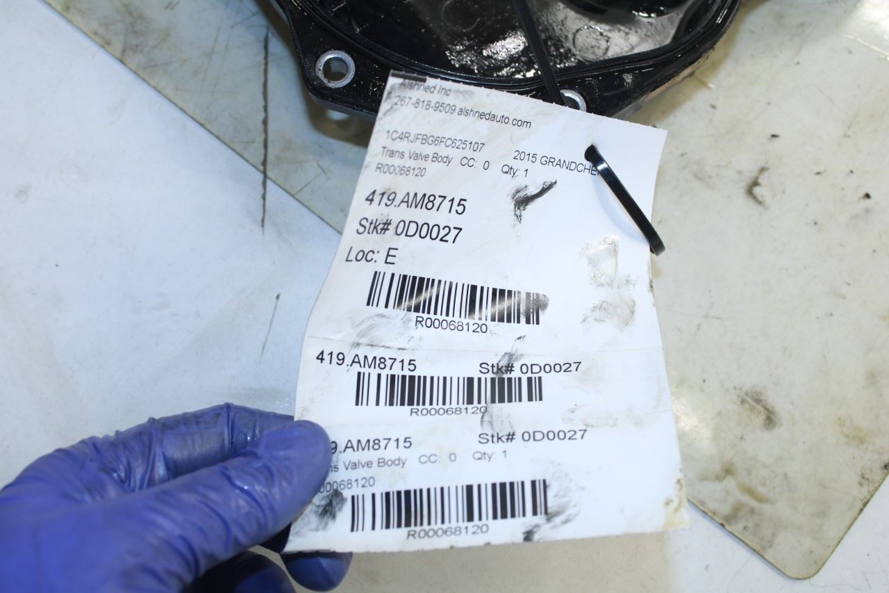 2014-2015 Jeep Grand Cherokee 3.6L 4WD Auto Transmission Valve Body w/ Oil Pan - Alshned Auto Parts