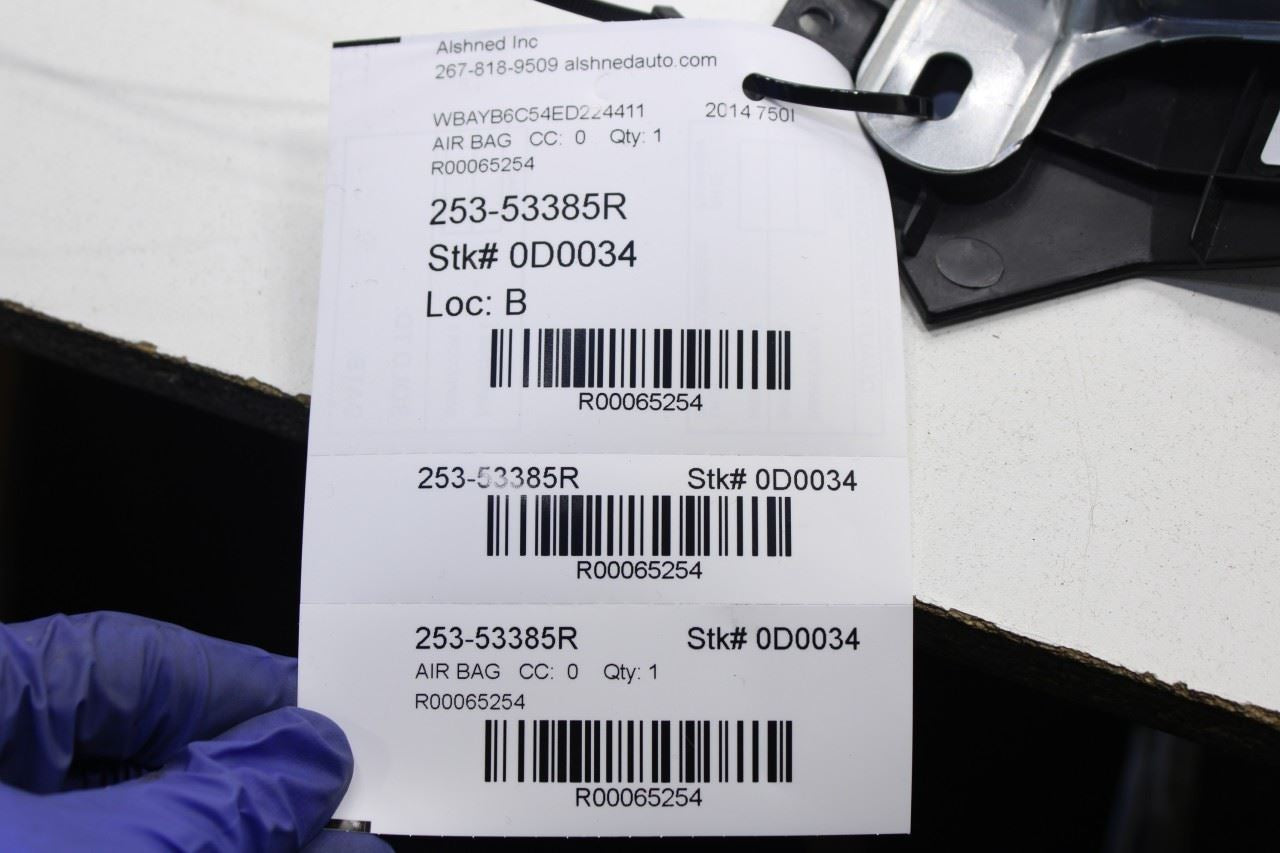 2010-2015 BMW 750I xDrive Front Right Passenger Lower Dash Knee Air Bag 72-12-9-176-282 OEM - Alshned Auto Parts