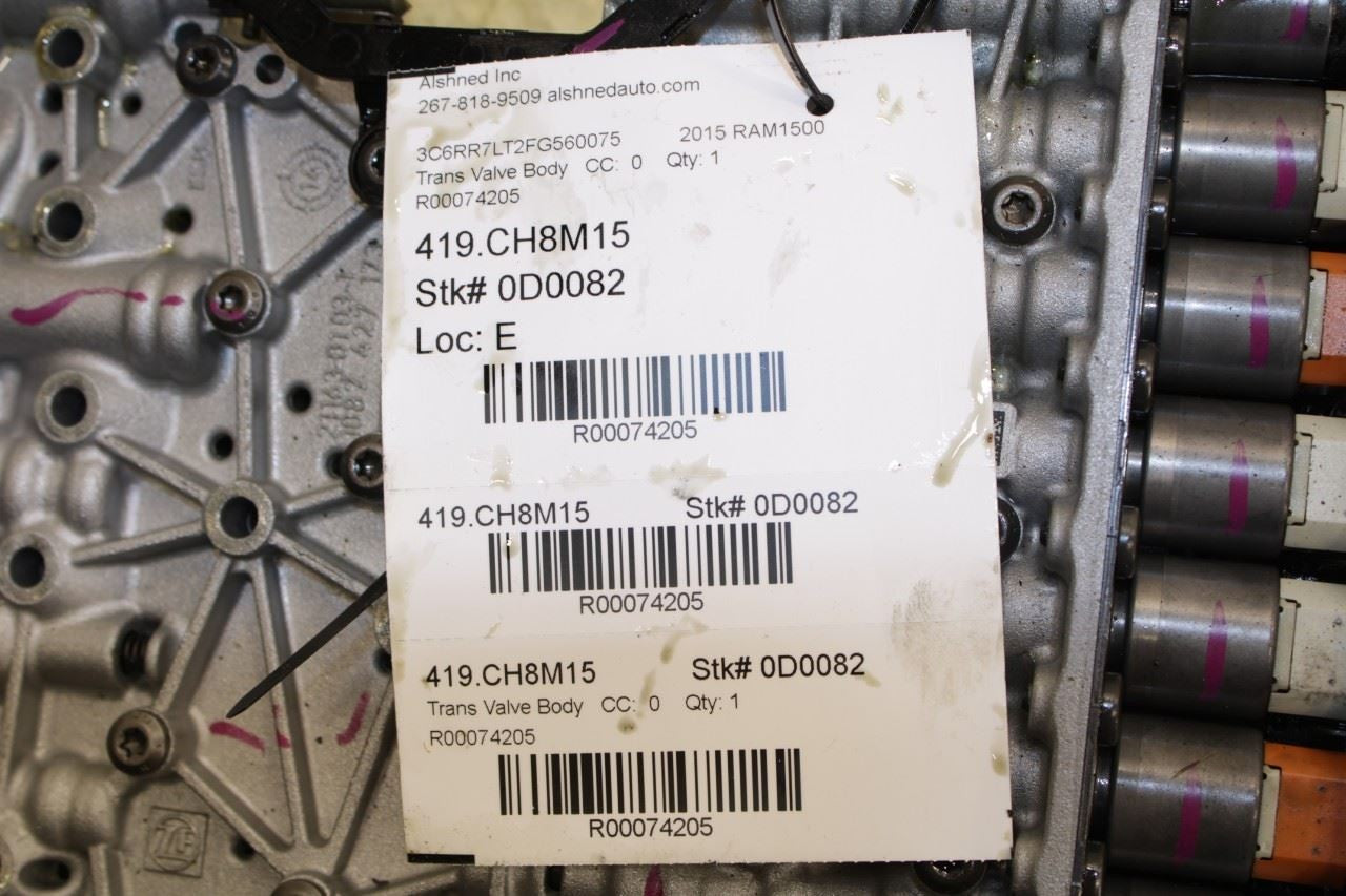13-18 Ram 1500 Big Horn 5.7L 8Spd Auto Transmission Valve Body 117K 68227332AD - Alshned Auto Parts