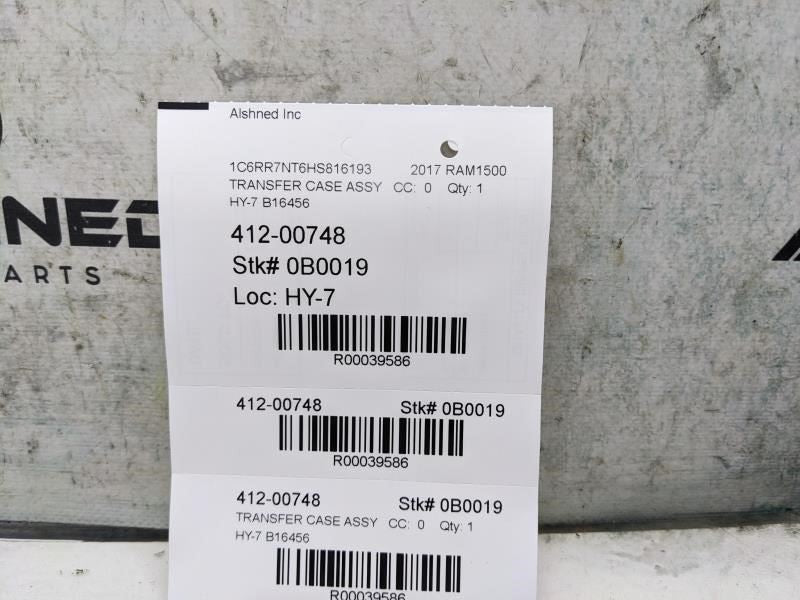2011-24 Ram 1500 Classic 5.7L Elec Shift On Demand Transfer Case BW44-44 Opt DH815