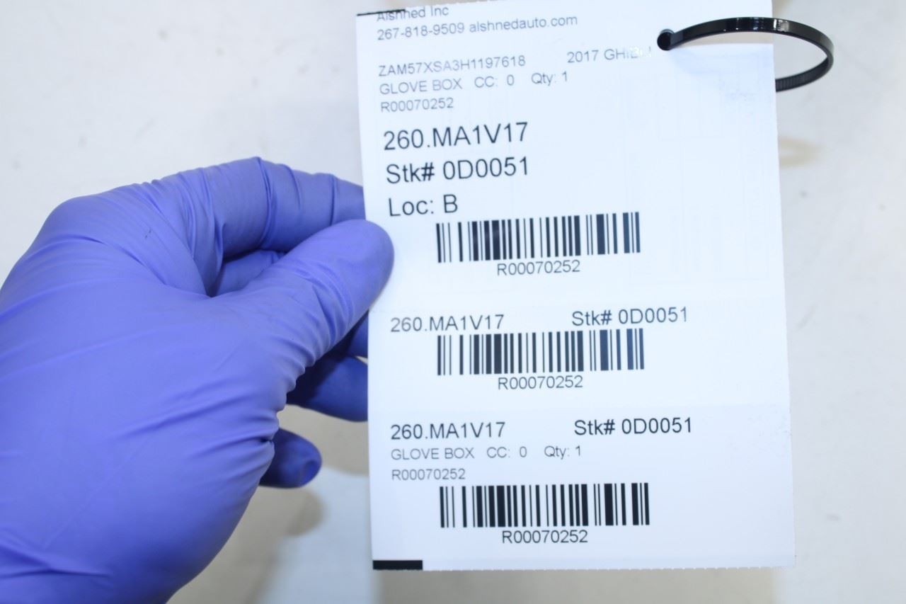 2017-20 Maserati Ghibli Dash Left Side Glove Storage Compartment Tray 670043299 - Alshned Auto Parts