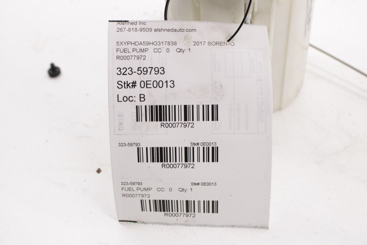 2015-2018 Kia Sorento EX 3.3L AWD In Tank Fuel Pump Assembly 31110-C6200 OEM - Alshned Auto Parts