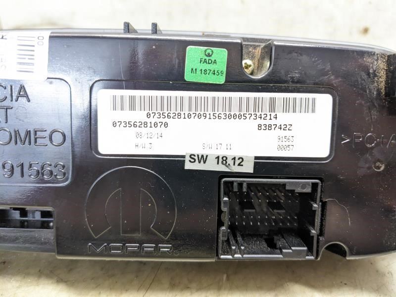 2015-2018 Jeep Renegade AC Heater Temperature Climate Control 6LW60LXHAA OEM - Alshned Auto Parts