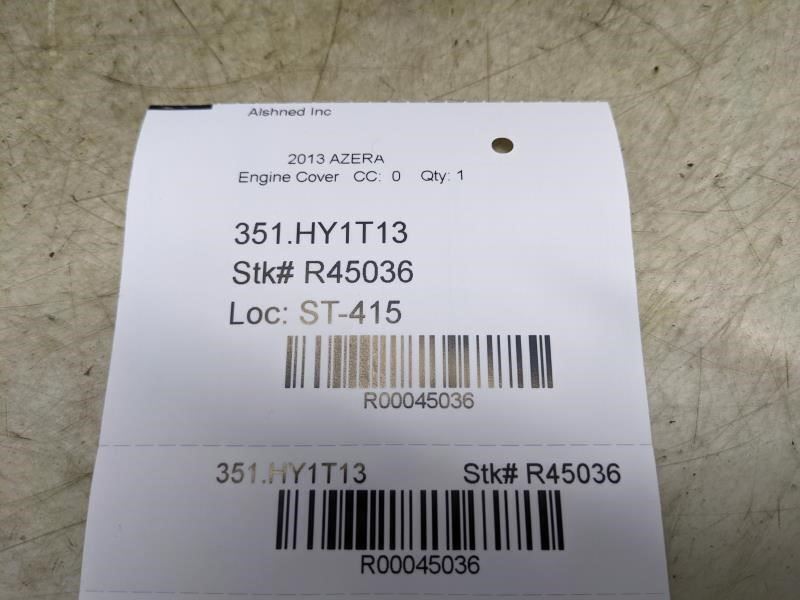 2011-2014 Hyundai Azera Engine Cover 29240-3CFA0 OEM - Alshned Auto Parts