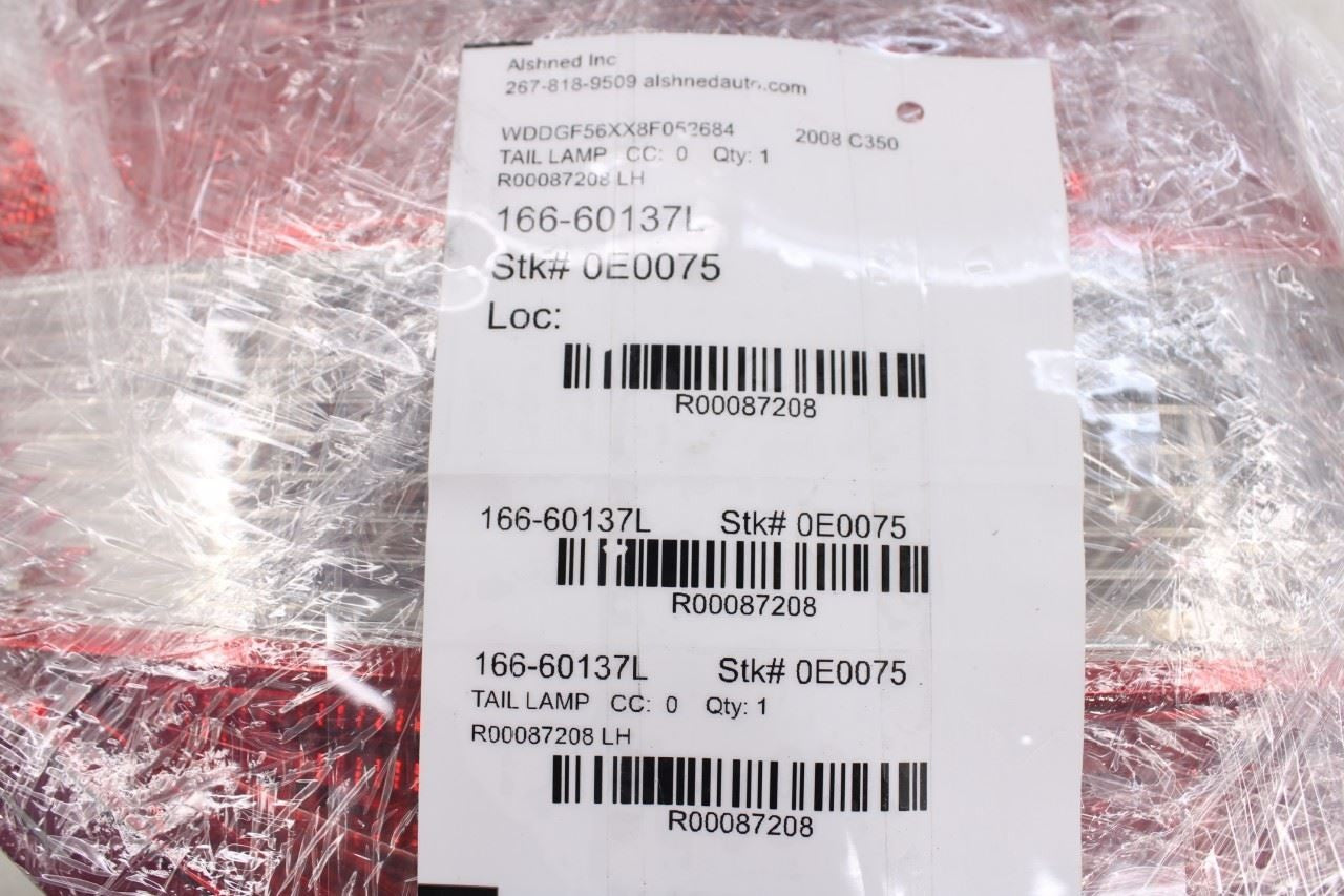 2008-11 Mercedes-Benz C350 Sport Rear Left Side Tail Light Lamp 204-906-83-02-64 - Alshned Auto Parts