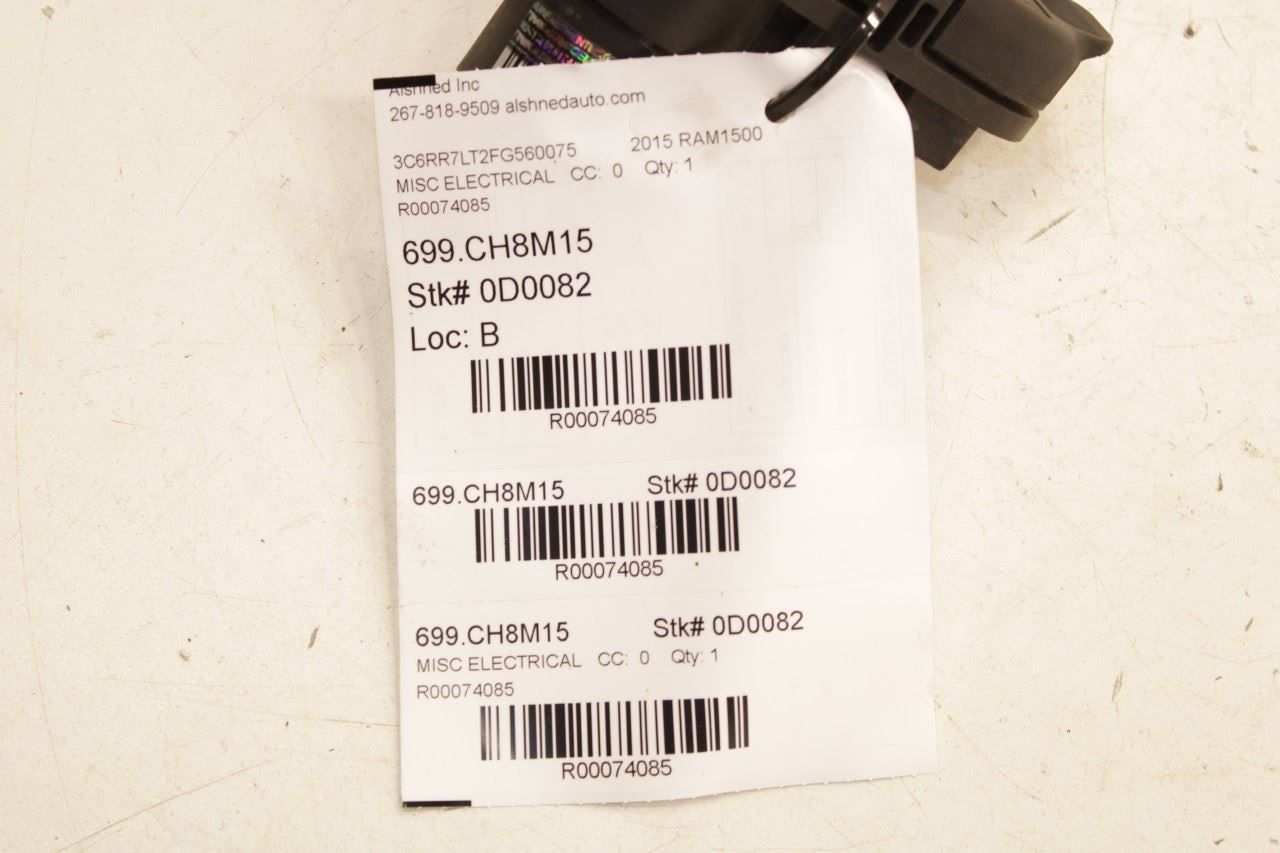201124 Ram 1500 Big Horn Crew Cab 5.7L 4WD Tow Trailer Hitch Bar Connector Plug - Alshned Auto Parts