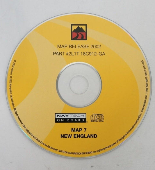 2002-2003 Ford Expedition OEM Navigation CD New England 2L1T-18C912-GA MAP 7 - Alshned Auto Parts