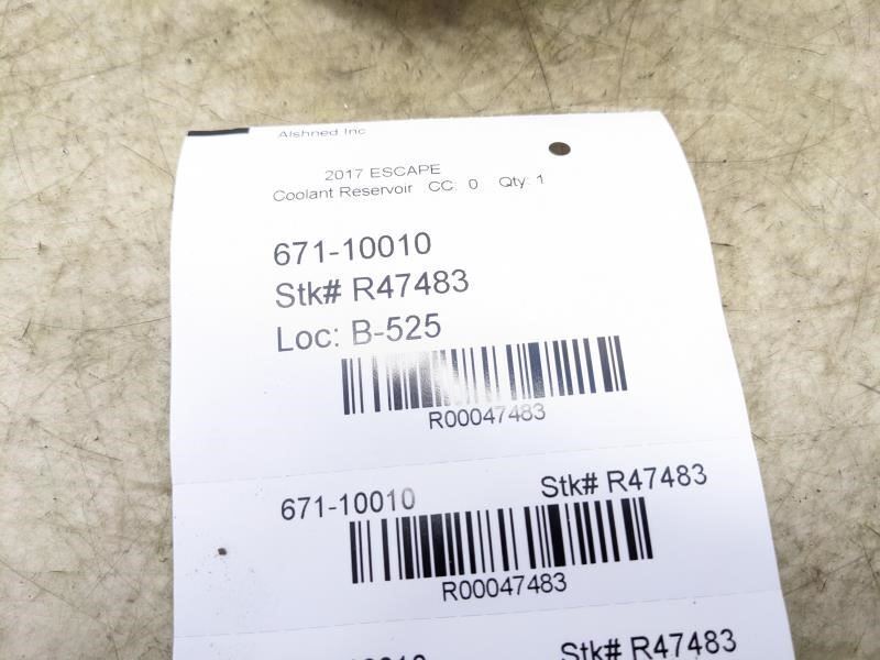 2017-2019 Ford Escape Radiator Coolant Reservoir Bottle GV6Z-8A080-B OEM - Alshned Auto Parts