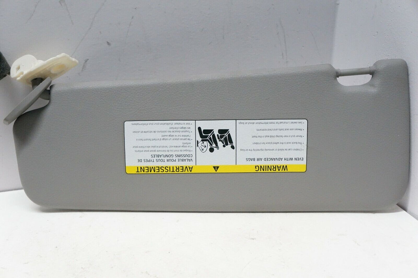 2011-2016 BMW 528i Passenger Right Sun Visor Sun Visor Gray 51-16-7-248-860 OEM - Alshned Auto Parts