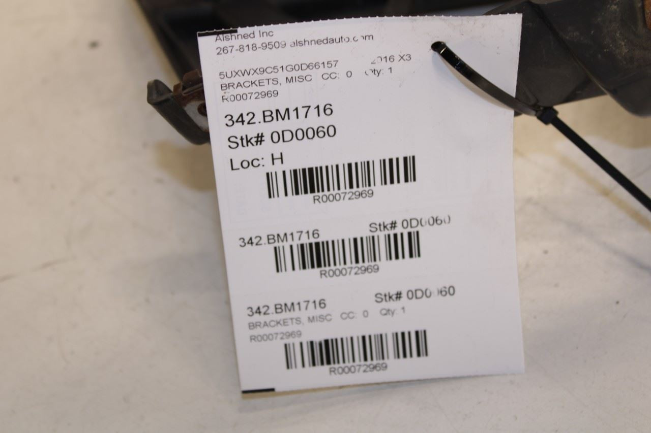 201117 BMW X3 xDrive28i Rear Left Side Outer Bumper Cover Support Mount Bracket - Alshned Auto Parts