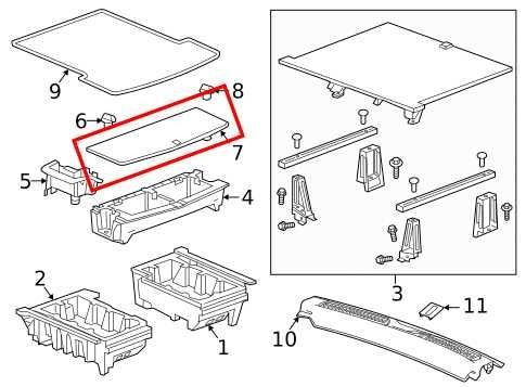 2017-2023 GMC Acadia SLT-1 Rear Trunk Floor Cargo Carpeted Cover Panel 84712028 - Alshned Auto Parts