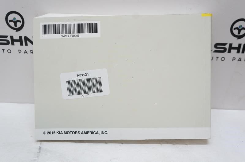 2016 Kia Sedona Owner's Manual - Alshned Auto Parts