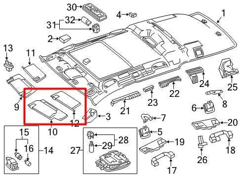 10-13 MercedesBenz E350 Sport 4Matic Front Driver Left Side Sun Visor w/ Mirror - Alshned Auto Parts